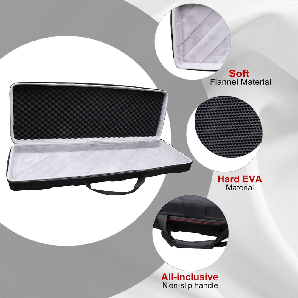 LTGEM Controller Case for Alesis V49 MKII USB MIDI Keyboard Controller, Hard Sto