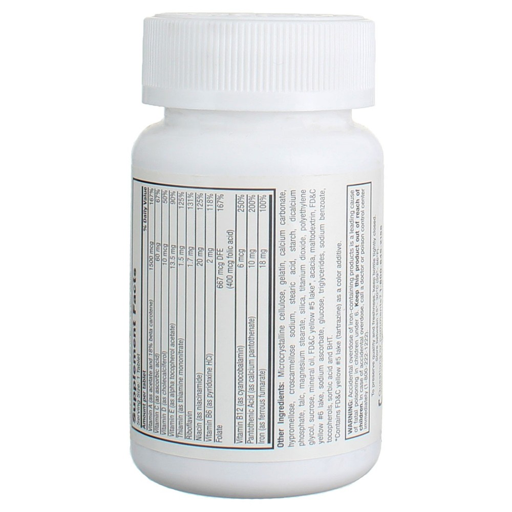 5 Pack Rugby Tab-A-Vite Multivitamin Tablets, 100 Ct