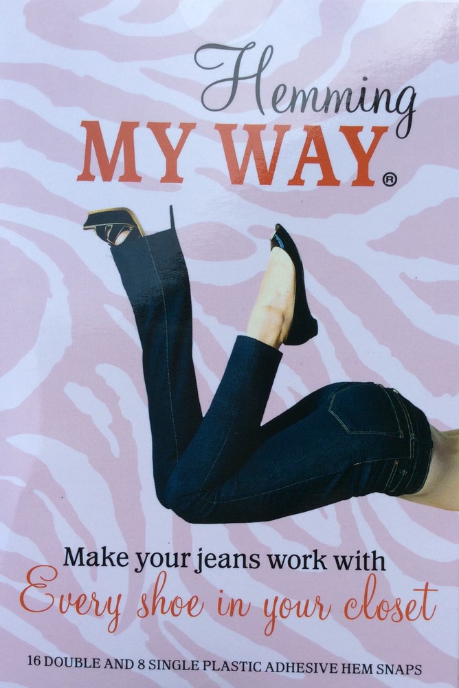 Hemming My Way Adhesive Hem Snaps, 16 Double and 8 Single