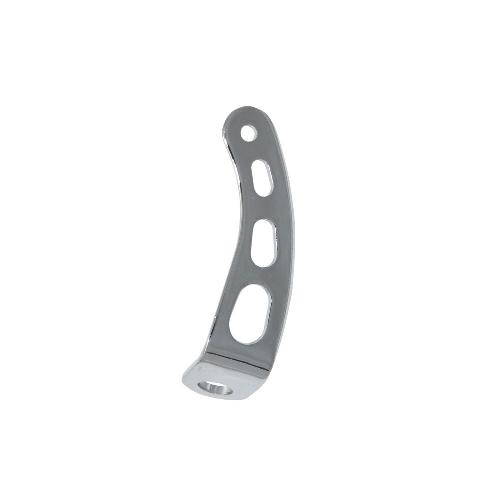Universal Carburetor Return Spring Bracket 2-3/4" Tall, Chrome Plated, Steel