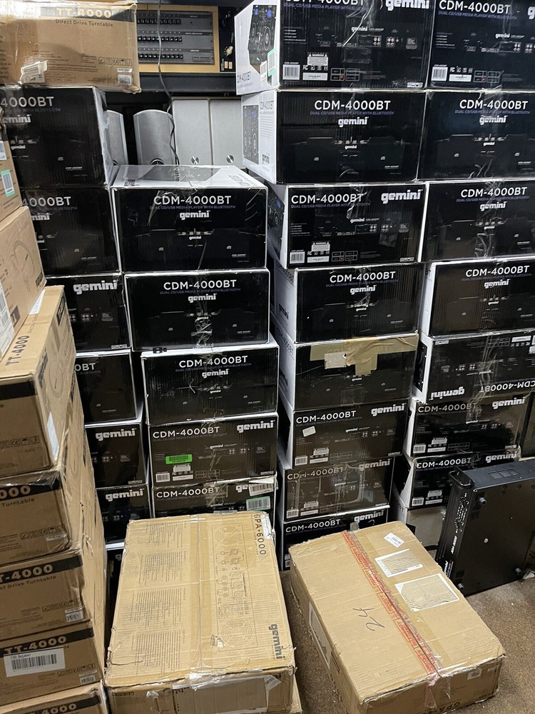 GEMINI CDM-4000BT DUAL CD/USB MEDIA PLAYER WITH BLUETOOTH