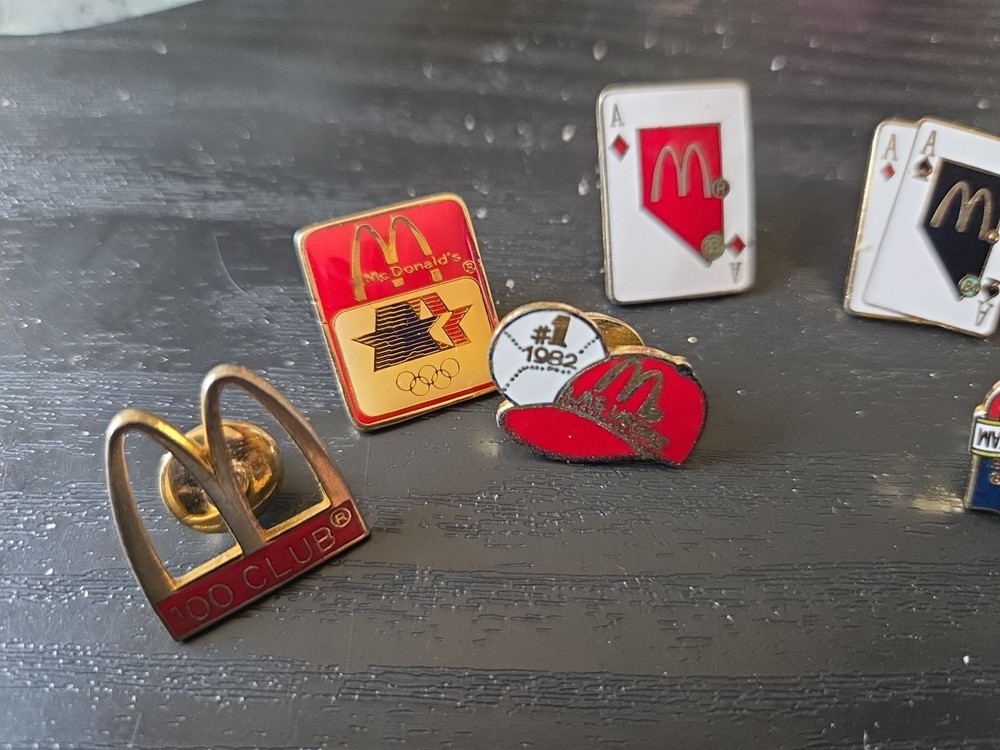 (8) Vtg. McDonald's Pins/Buttons