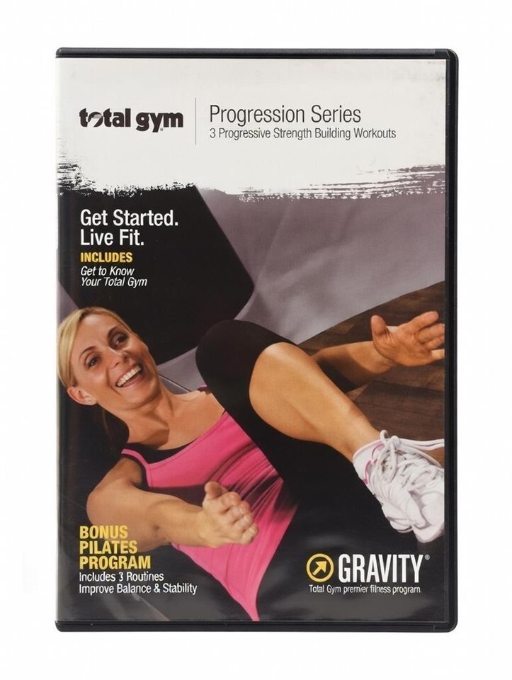 Total Gym Gravity Progression Series THREE DVDs
