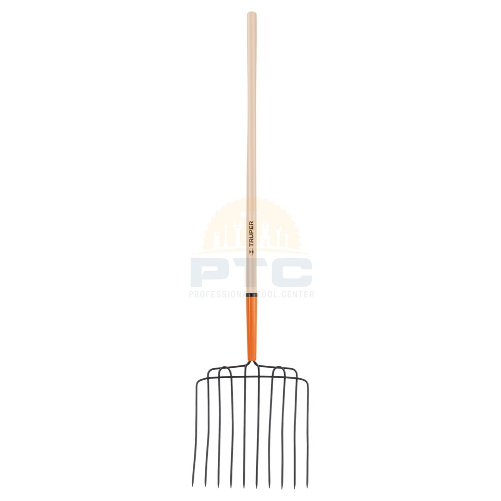 Truper BPJ-10L Manure pitcher 10 teeth, 48" handle