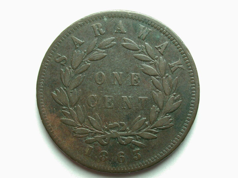 Sarawak 1863 One Cent