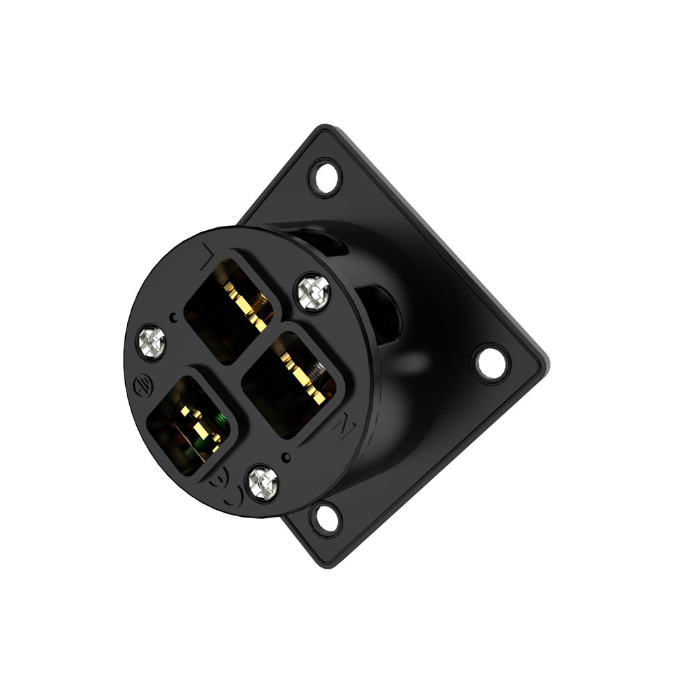 Viborg Pure Copper US Panel mounted receptacle 120V 15A US Socket
