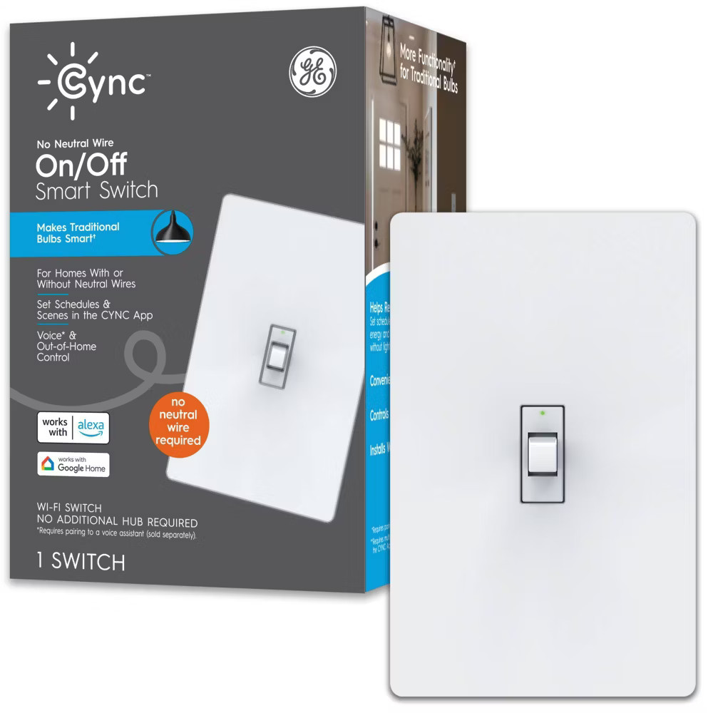 GE CYNC 3-Wire On/Off Switch Toggle