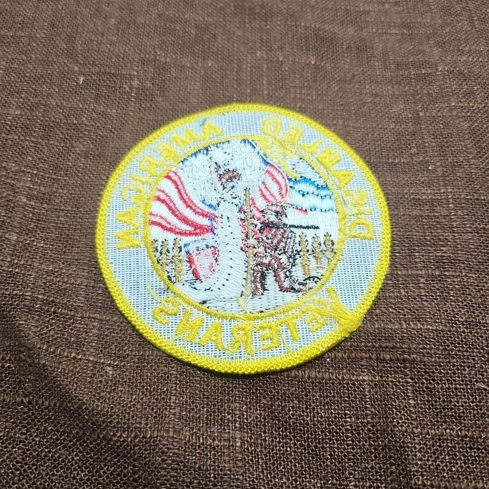 JACKET PATCH DISABLED AMERICAN VETERANS 3"