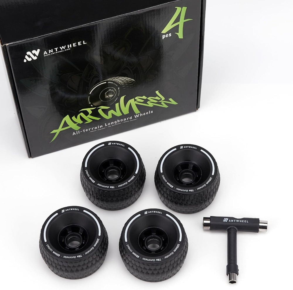 ANTWHEEL All-Terrain Longboard Wheels 100mm Electric
