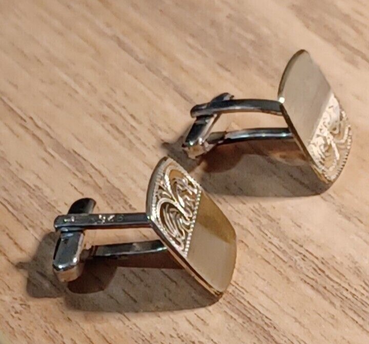 Silver Cufflinks 925 Stamped  9.2g