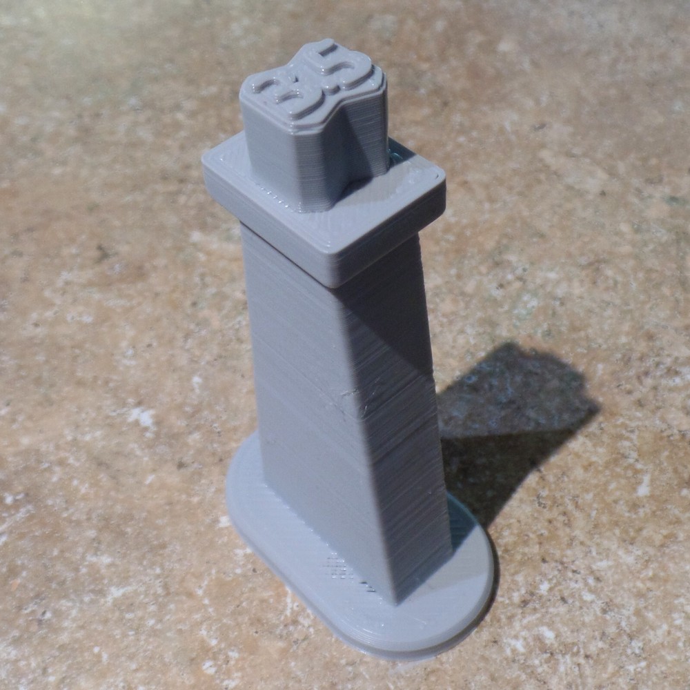3.5" Tall Track Support Column Pier for Disney Monorail Play Set