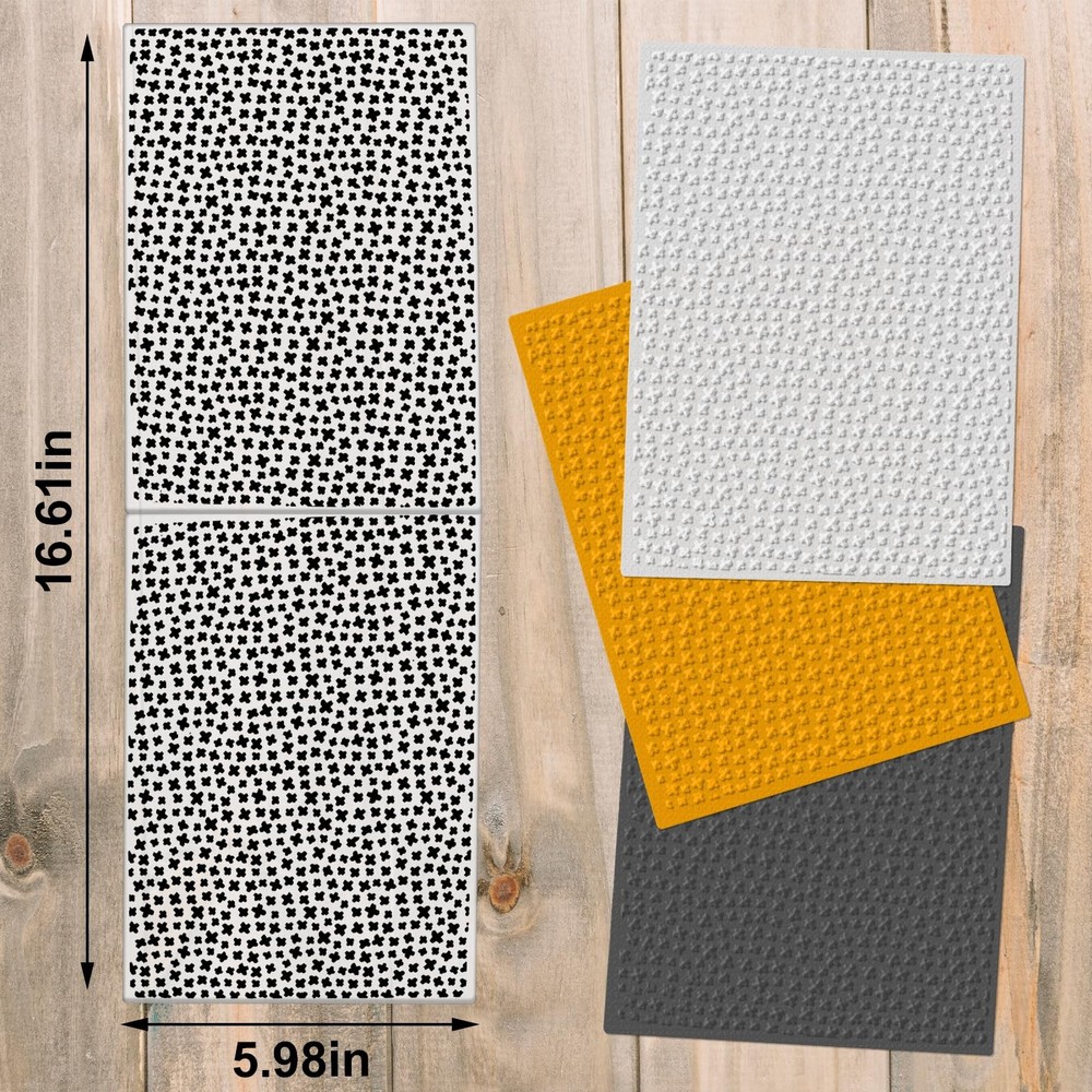 Dots Plastic Embossing Folders for Card Making, 3D Textured Waterdrap Embossi...