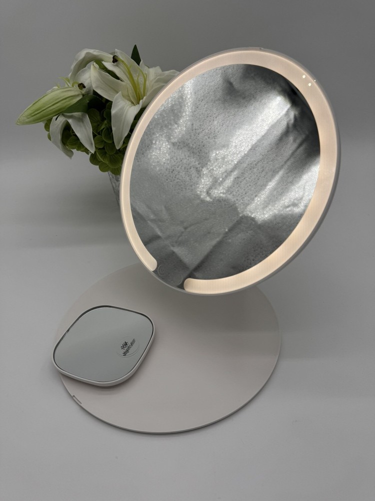 Glo Tech Foldable 8" Travel LED Mirror Choose Color - Open Box