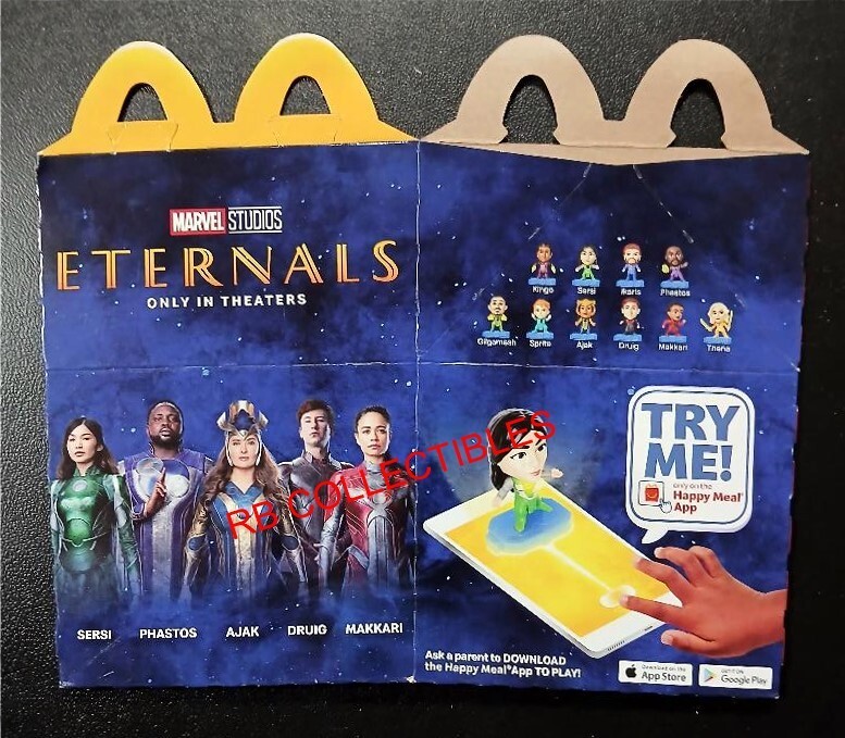 Eternals - McDonald's Happy Meal Box - 2021