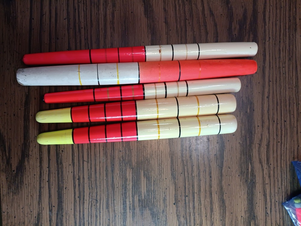 Lot of 5 Pole Floats