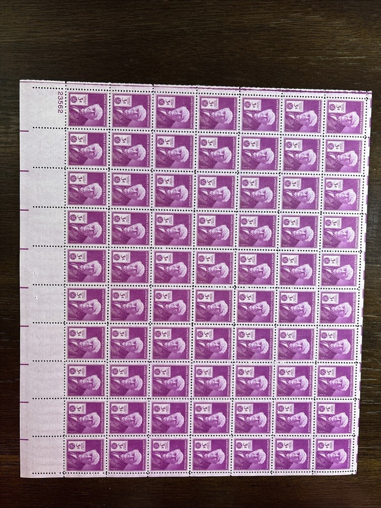 945 US Mint Sheet, 3 Cent Thomas A. Edison, Mint NH