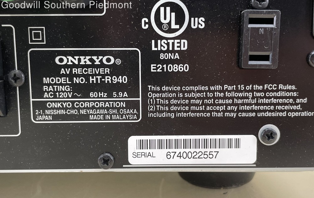 Onkyo HT-R940 AV Receiver - Tested