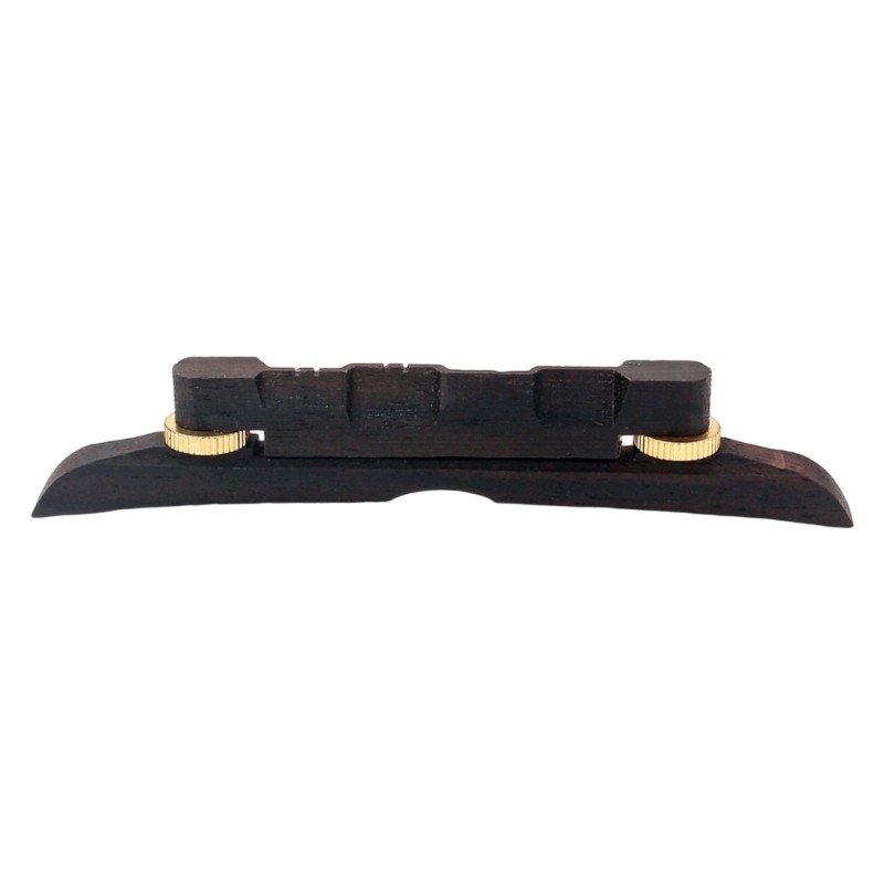 Height Adjustable Light Weight Ebony Guitar Bridge Easy String Action Adjustment