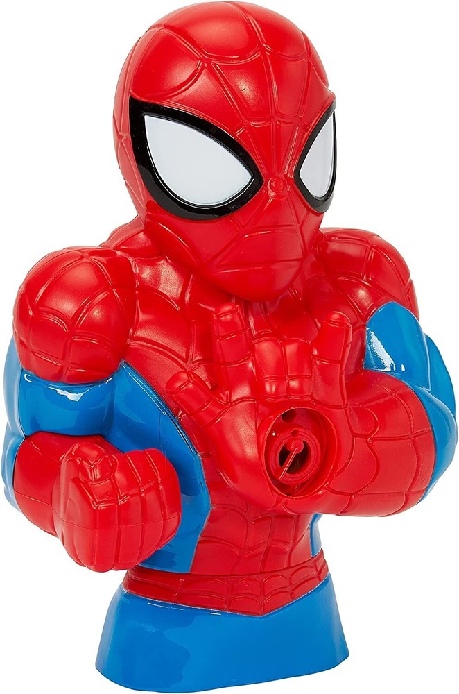 Little Kids Marvel Spider-Man Action Bubble Blower Machine