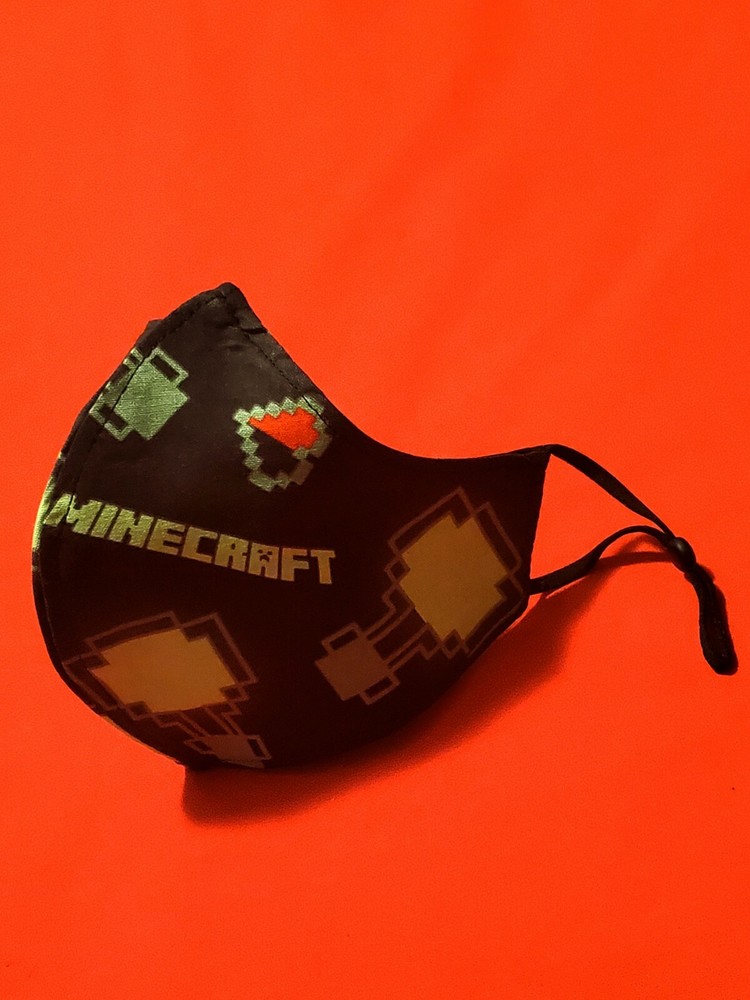 Minecraft Level Up Adjustable Face Mask