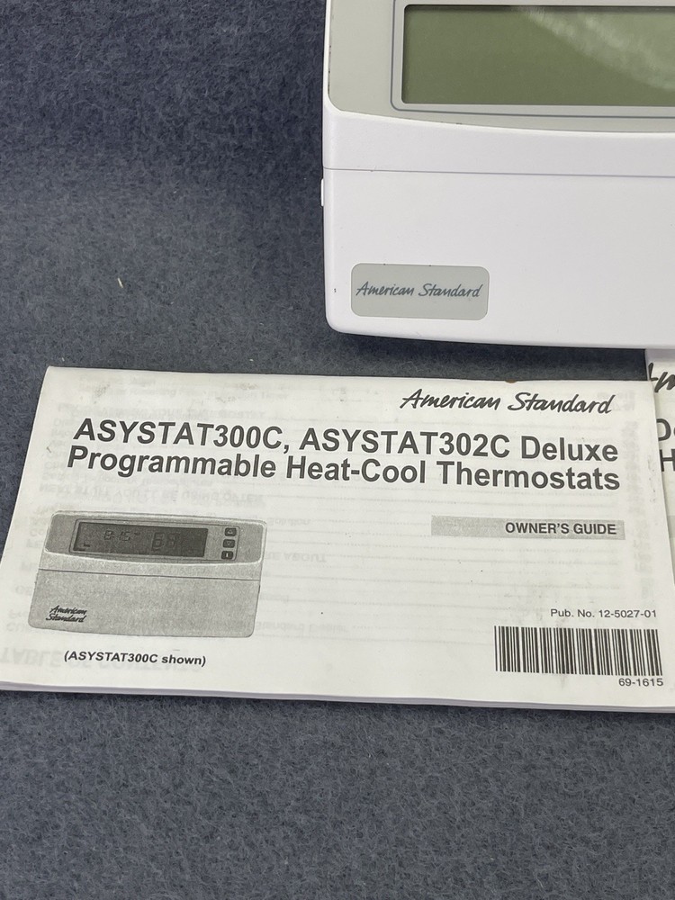 American Standard ASYSTAT302C Deluxe Programmable Heat-Cool Thermostat