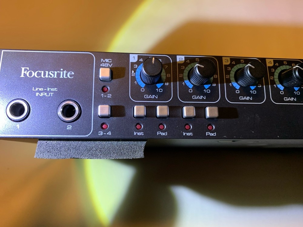 Focusrite Saffire PRO 26 Firewire Digital Audio Interface Power Cords WORKING