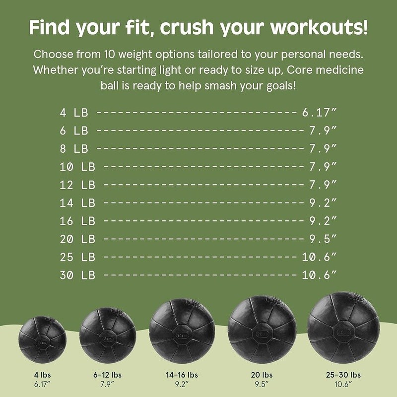 Weighted Medicine Balls Exercise Strength Training Versatile Soft Grip New