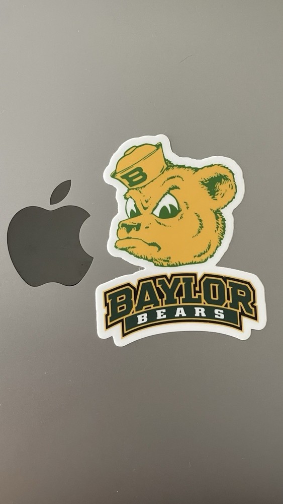 Baylor Bears University Vintage Tailgate Sticker