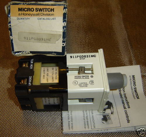 MICROSWITCH 911PGD031MC HONEYWELL MICROSWITCH OPERATOR