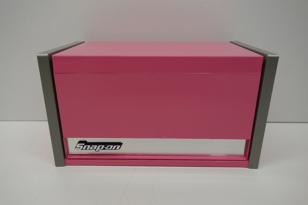 Snap-On - Micro Roll Cab BOTTOM & TOP chest "SET" Mini Tool Box Pink. Brand NEW