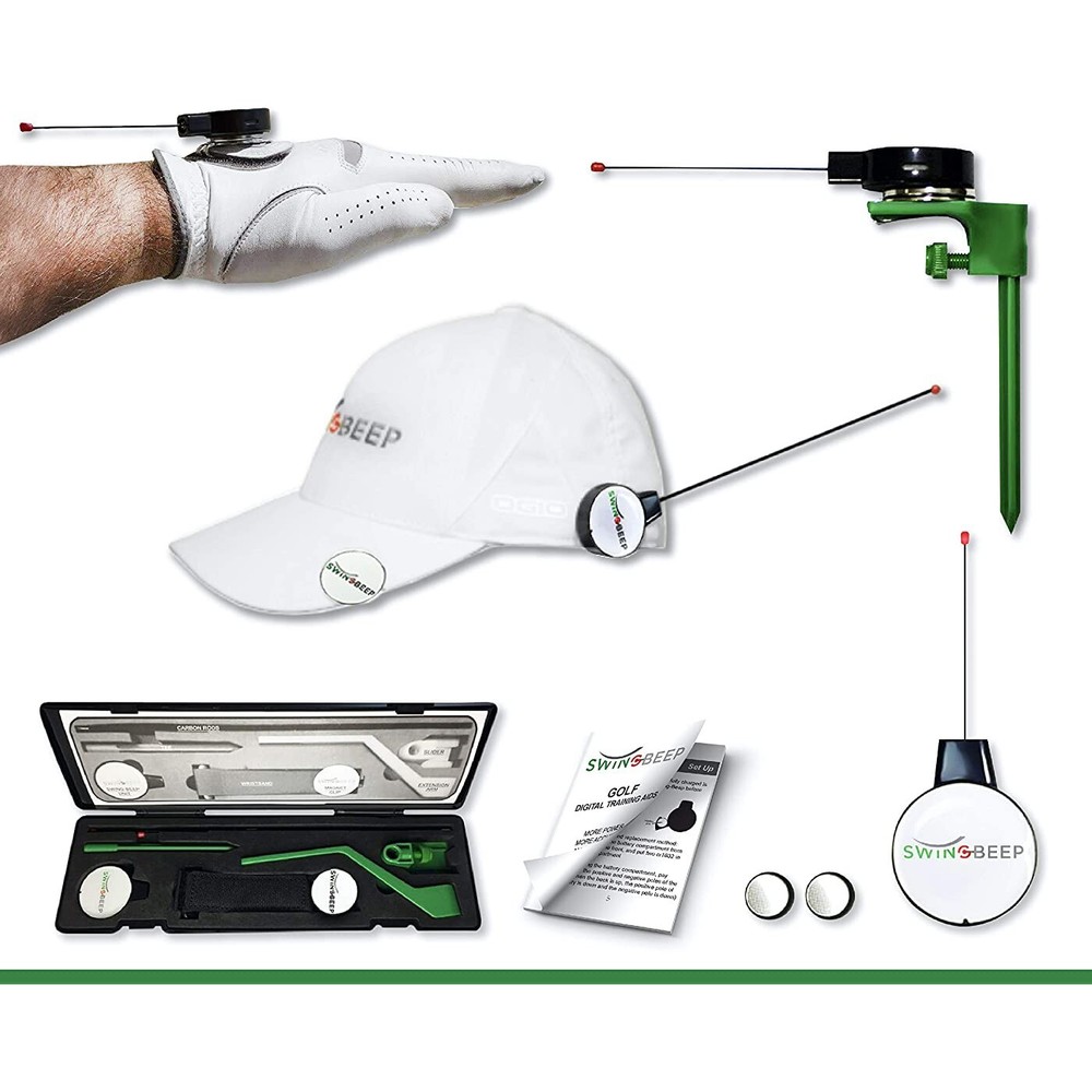 Swing Beep Golf Swing Training Aid to improve Swing and Alignment.