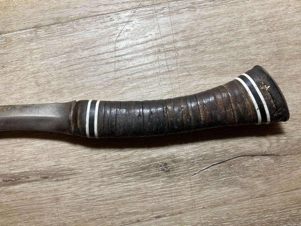 Vintage Estwing ? Hatchet with Leather Stack Handle