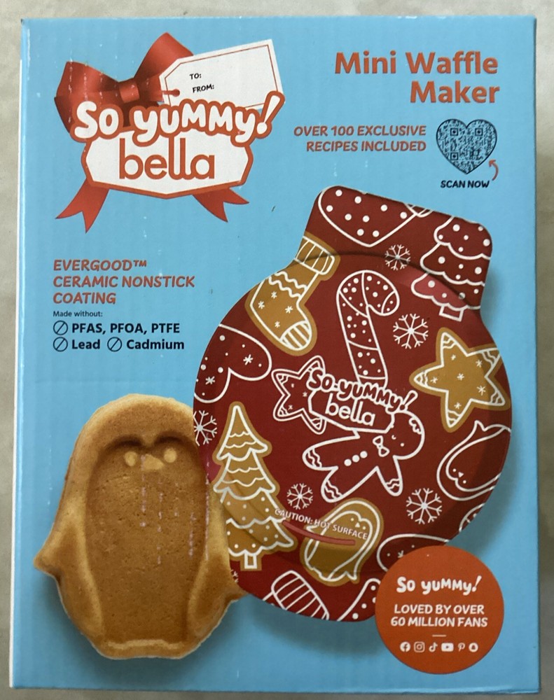 So Yummy Bella Mini Dunker Waffle Makers Penguin