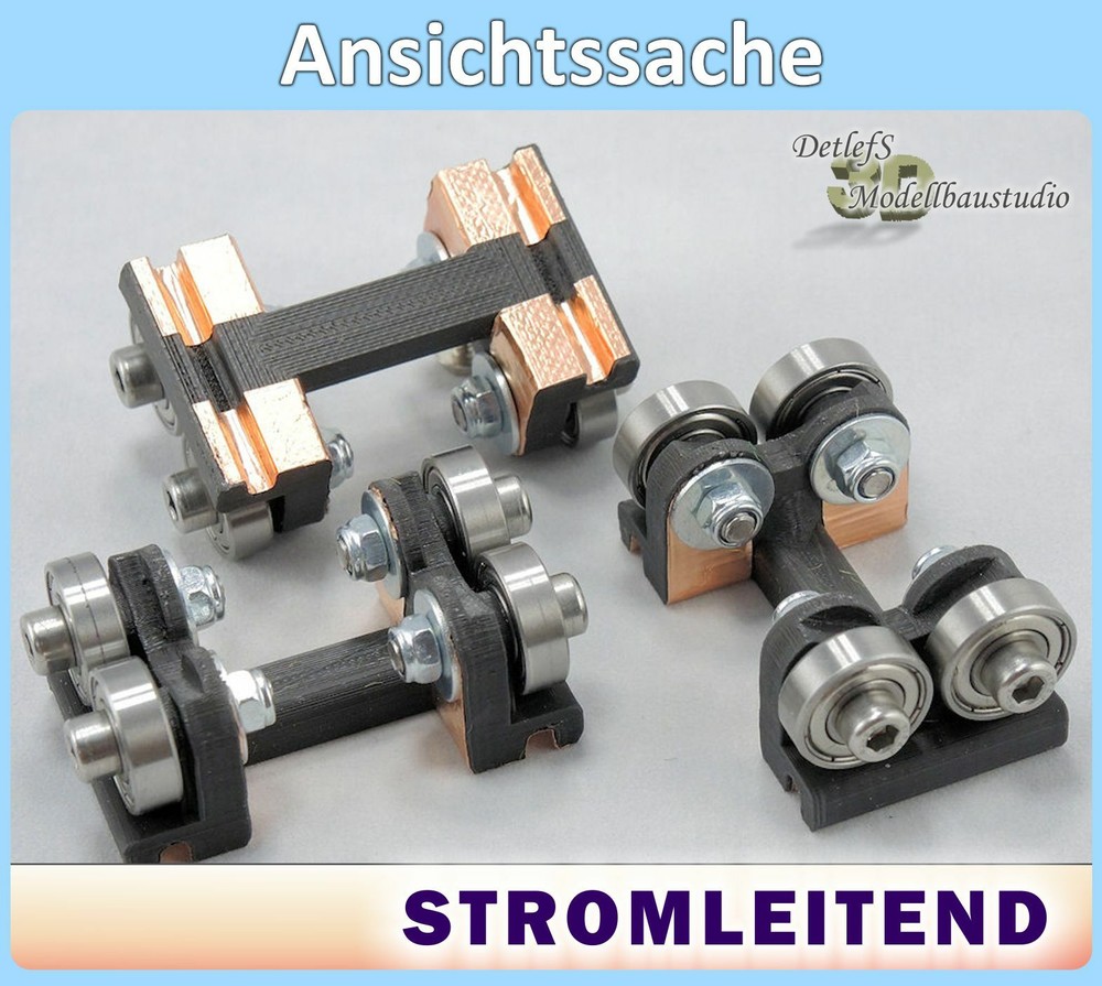 Roller dynamometer set BR 64+; 3 roller block / 2 blind block / current block; track G; LGB
