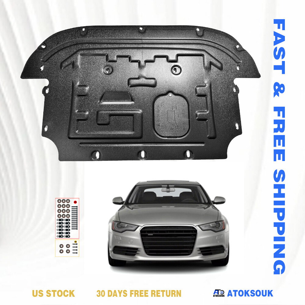 Front Skid Plate For Audi A6 2013-2018 Impact Resistant Engine Guard Cover
