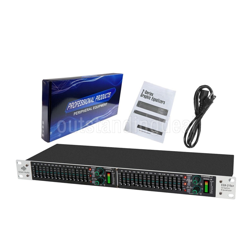 GAX-EQ215S Active Balance Dual 15-band Equalizer Digital Audio Processor os67