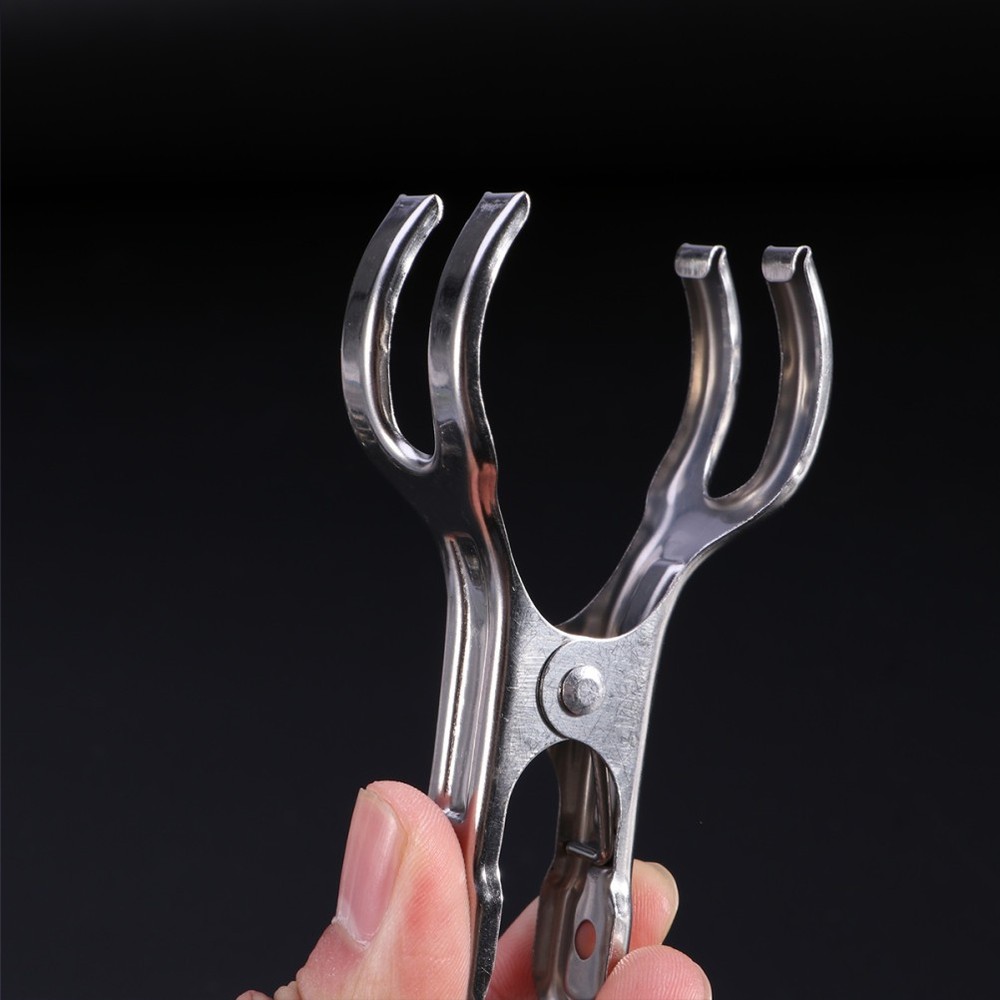 24 Pcs Metal Hanging Clip Clothes Clips for Drying Windproof Rust Resistant
