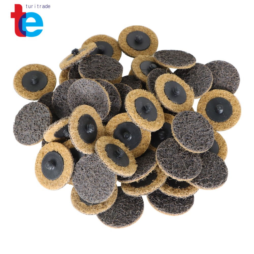 Grinder Sanding Pads 2" Coarse Surface Conditioning Discs Roll Lock Die 50 Piece