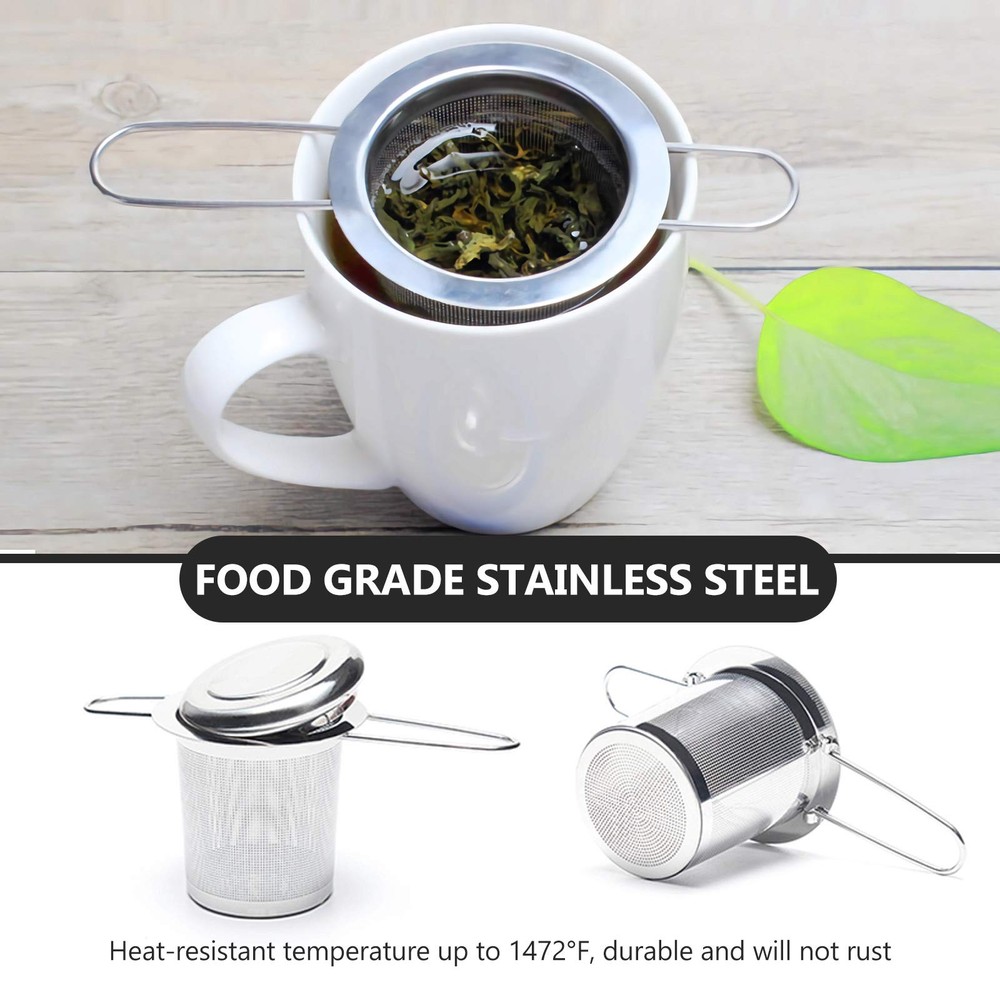 Tea Infuser,Stainless Steel Tea Steeper Fine Mesh , Large Capacity Tea Strain...