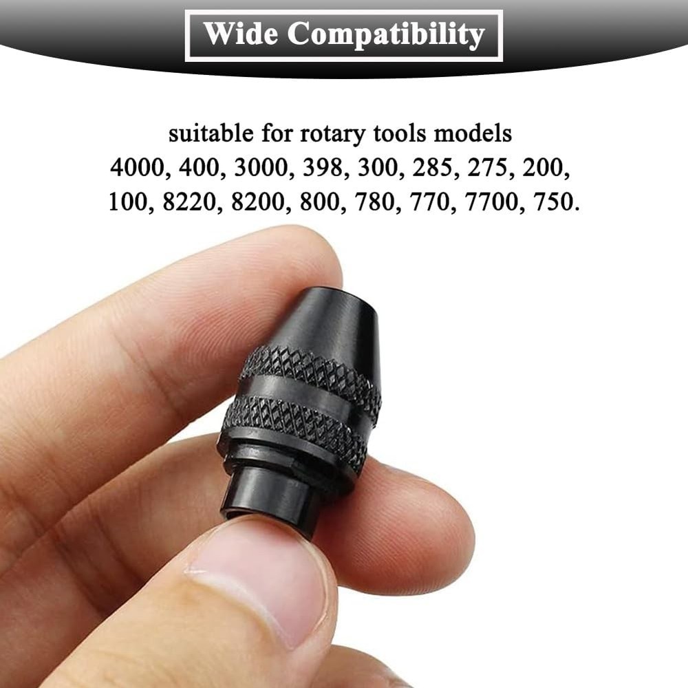 3pcs 4486 Ketyless Chuck for Dremel Multi Quick Change Keyless Chuck Replacement