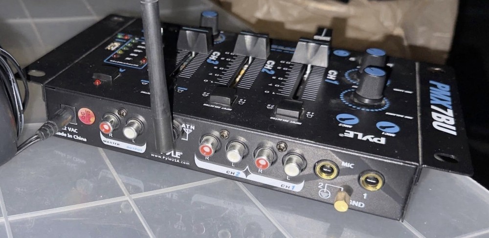 Pyle PMX7BU 3-Channel Wireless Bluetooth Mixer