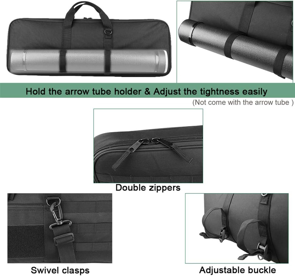 Archery Takedown Recurve Soft Bow Case Tactical Bow Holder Bag