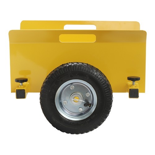 Panel Dolly Heavy Duty Slab Dolly Adjustable Drywall Mover with 8" Wheels
