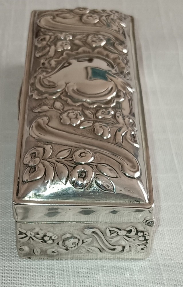 1901 William Comyns Silver Ring Box