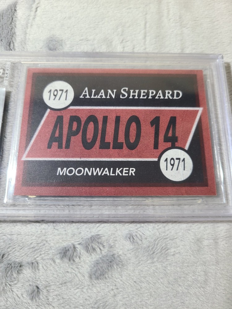 Alan Shepard Signed Cut Card Apollo 14 Rare BAS Certified