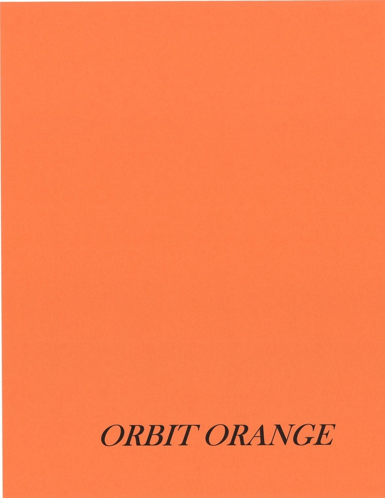 100 Sheets - Astrobright Paper - 60# Orbit Orange   8.5 x 11
