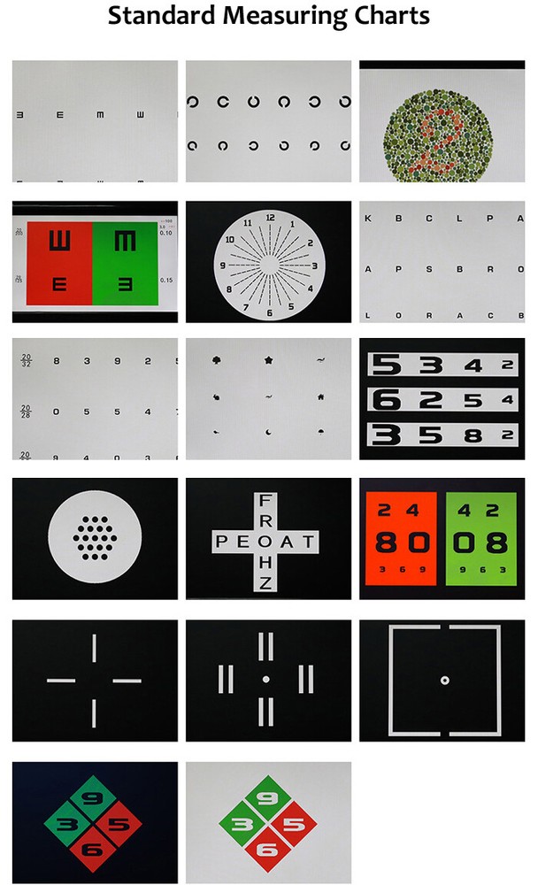 LED Display MICRO Eye Chart Projector Optometry LED Intelligent Vision Chart