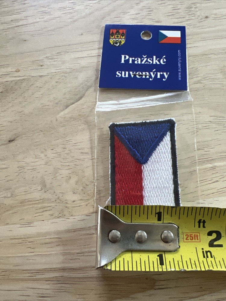 Vintage Prague souvenir patch new in package