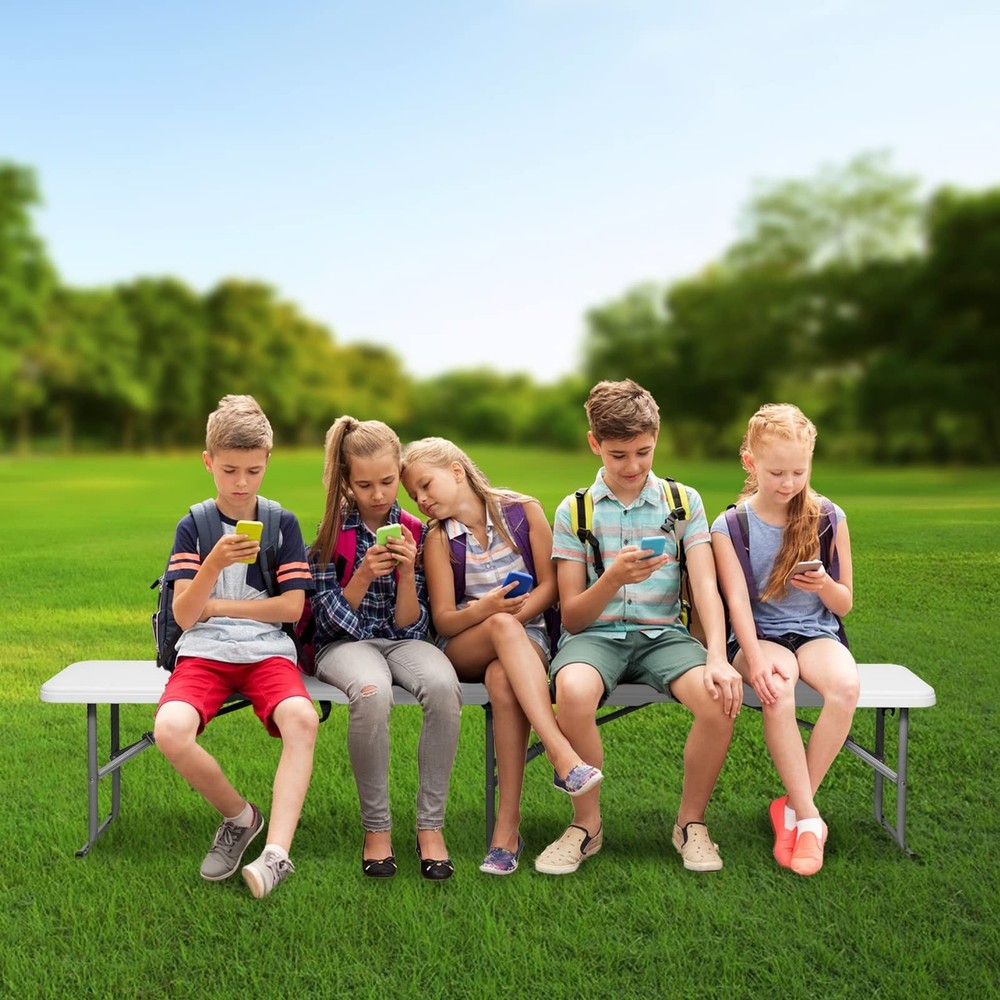 6FT Folding Table 1 Pack 6FT Folding Bench Seat 1 Pack