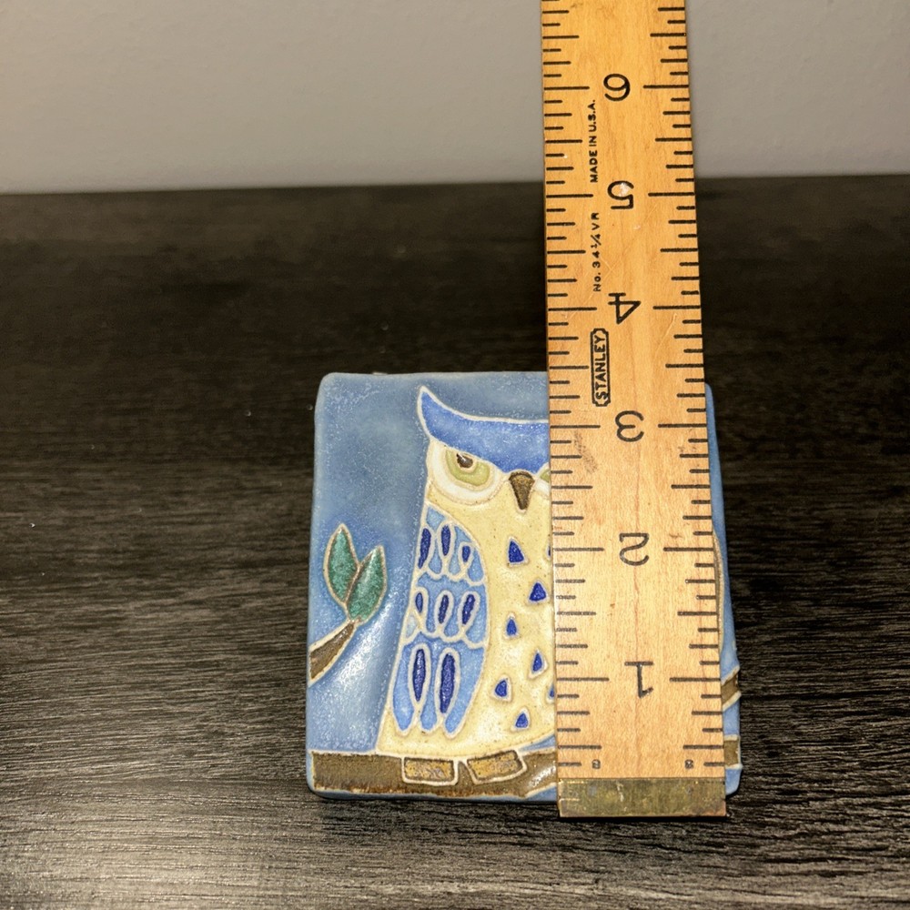 Bulson 2014 Tile Owl on Branch